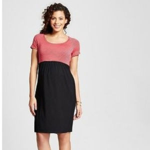 NEW Ma Cherie Maternity Stretch Short-Sleeve Dress